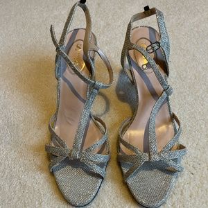 Sarah Jessica Parker (SJP) Silver Evening Shoes